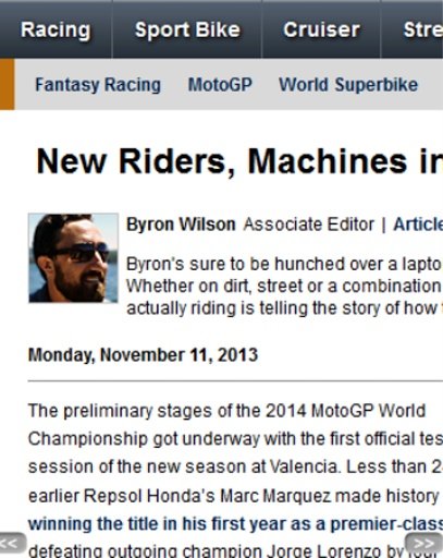 Motor Cycle Racing News截图2