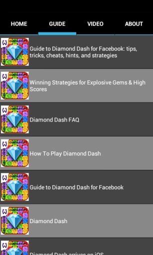 Diamond Dash Video Tips截图1