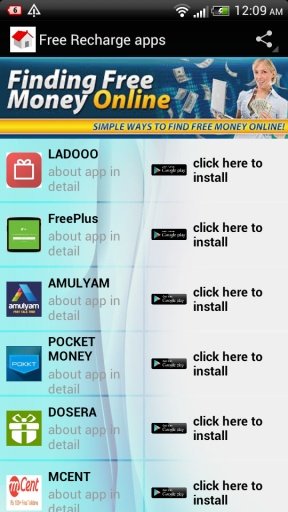 Free Mobile  Recharge Apps截图4