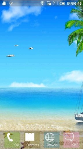 Beautiful Beach Live Wallpaper截图2