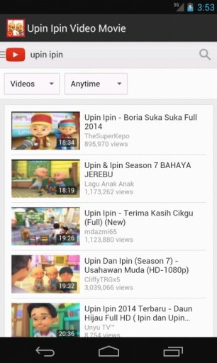 Upin Ipin Video Movie截图1