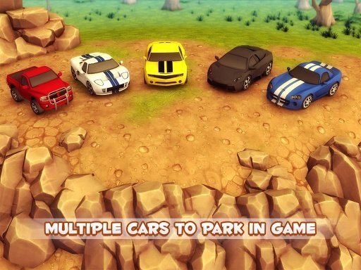 Cartoon Super Car Parking 3D截图3