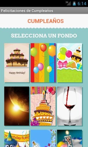 Felicitaciones de Cumpleaños截图1