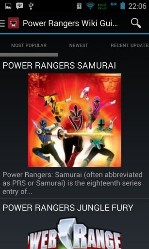 Power Rangers Wiki Guide截图2