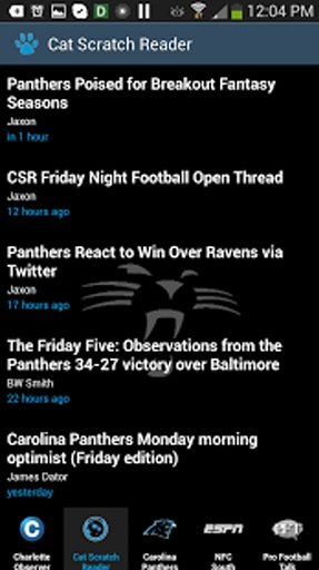 Carolina Panther News By JD截图10