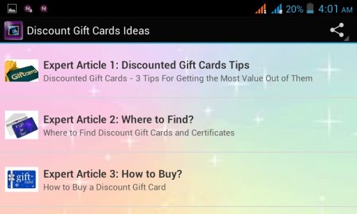 Discount Gift Cards Ideas截图4