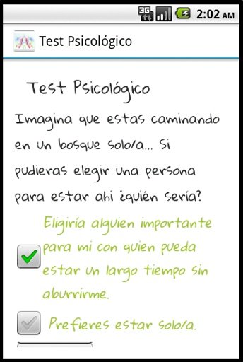 Test Psicológico截图3