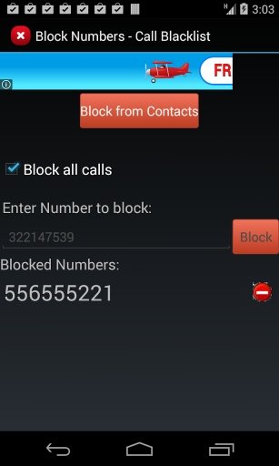 Block Numbers and contacts截图1