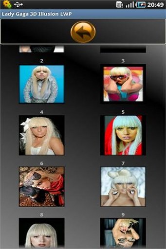 Lady Gaga 3D Illusion LWP截图1