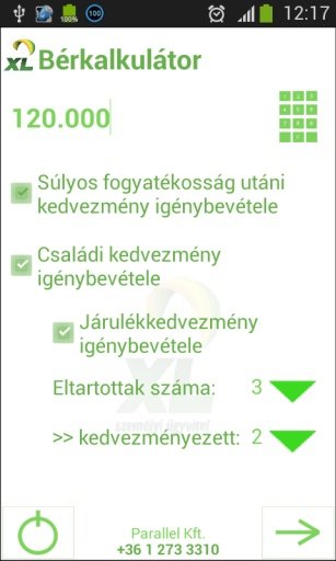 XL Bérkalkulátor截图2