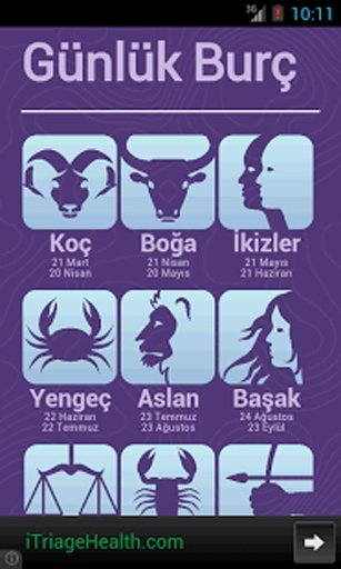 G&uuml;nl&uuml;k Bur&ccedil; (Astroloji)截图1