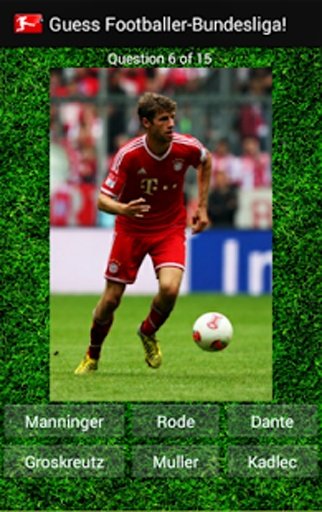 Guess Footballer-Bundesliga!截图5