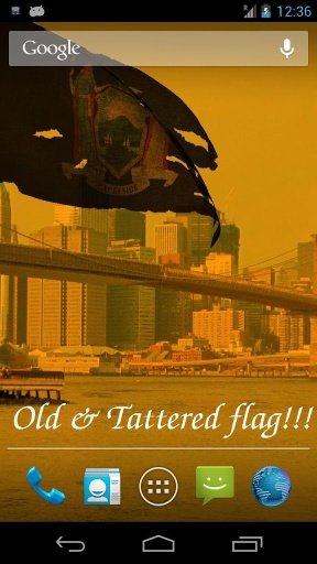 New York Flag Live Wallpaper截图1