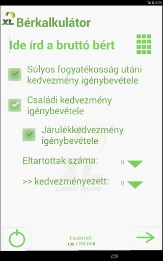 XL Bérkalkulátor截图5