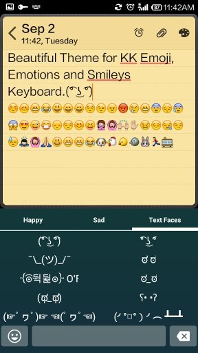 Smart Black Keyboard - Emoji截图3