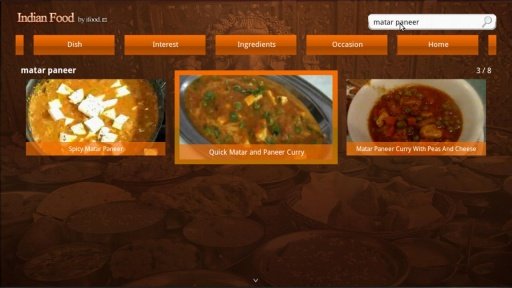 Indian food for Google Tv截图3