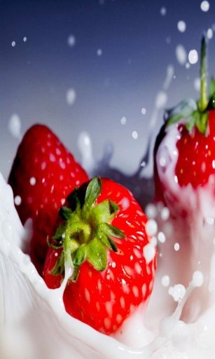 Strawberry live wallpaper截图2