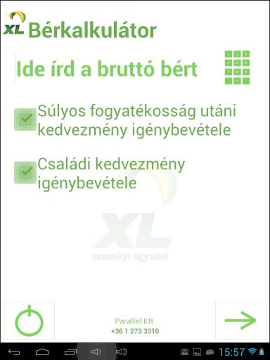 XL Bérkalkulátor截图1