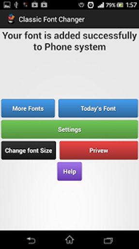 Classic Font Changer截图1