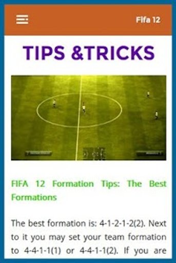 Fifa 12 Sports Tip截图5