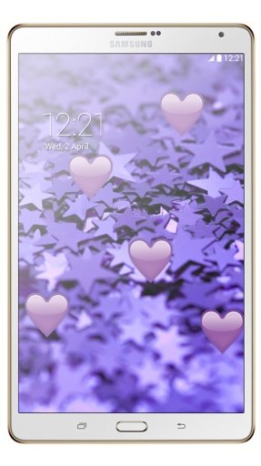 Purple Hearts Live Wallpaper截图1