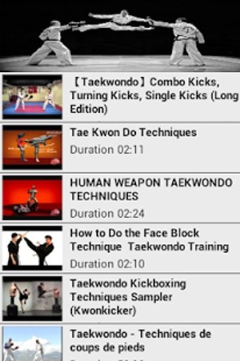 Taekwondo Techniques Tube截图5