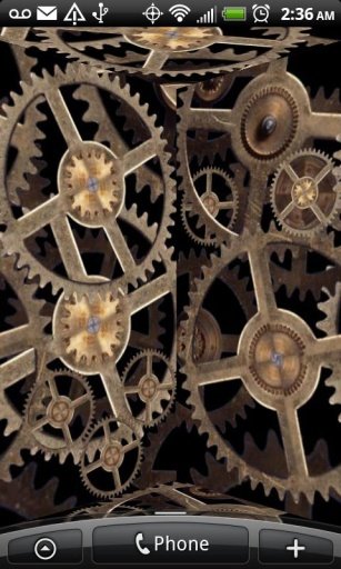 3D Moving Gears Live Wallpaper截图2