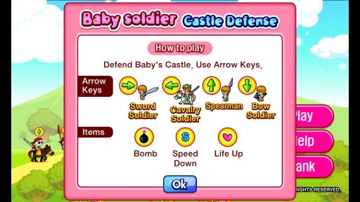 Baby soldier Castle Defense截图3