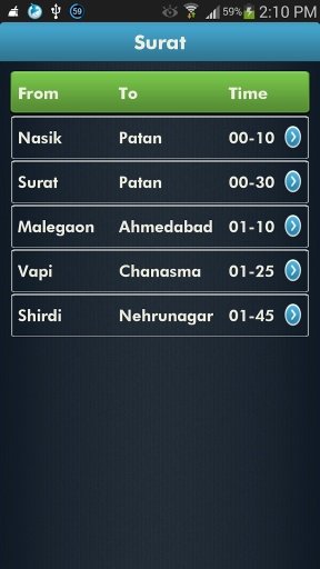 GSRTC Bus Time Table截图1