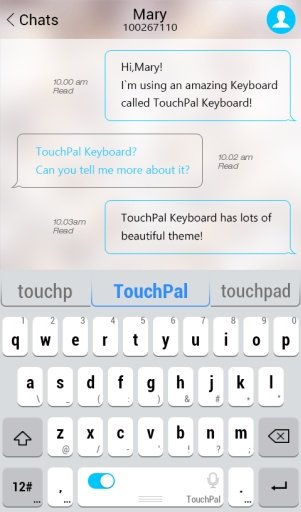 Simple iOS TouchPal Keyboard截图2