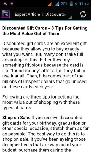 Discount Gift Cards Ideas截图1