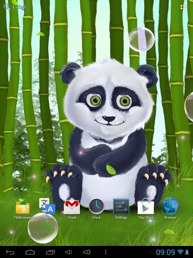 Sleepy Panda Live Wallpaper截图2