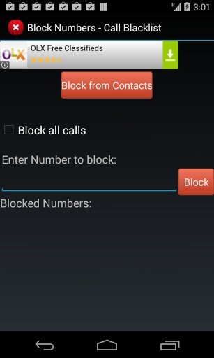 Block Numbers and contacts截图4