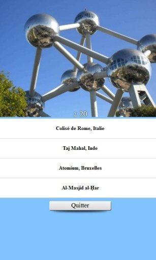 Quiz Monuments c&eacute;l&egrave;bres截图8