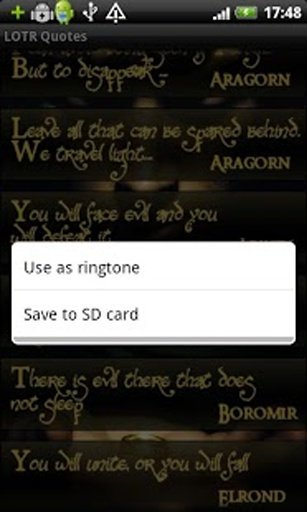 Lord Of The Rings Quotes截图1