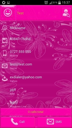 ExDialer粉红色辉光截图3