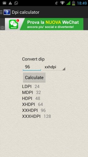 Screen density info截图1