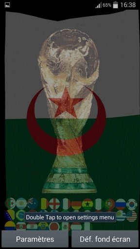 Flag World Cup Live Wallpaper截图3