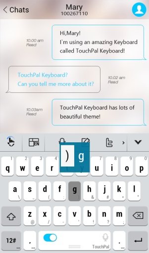 Simple iOS TouchPal Keyboard截图6