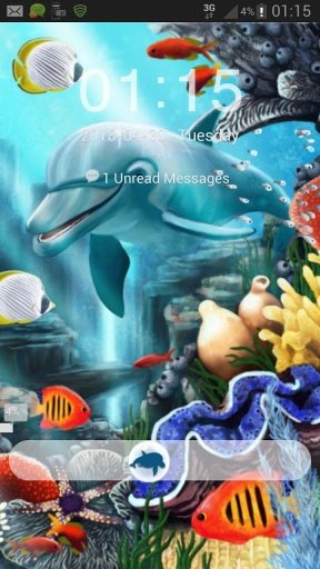 GO Locker Theme water fish截图2