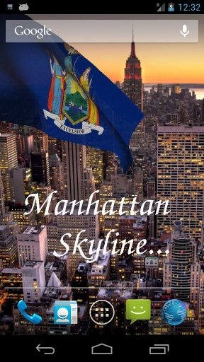 New York Flag Live Wallpaper截图2