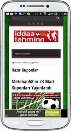 G&uuml;nl&uuml;k iddaa Tahminleri截图7