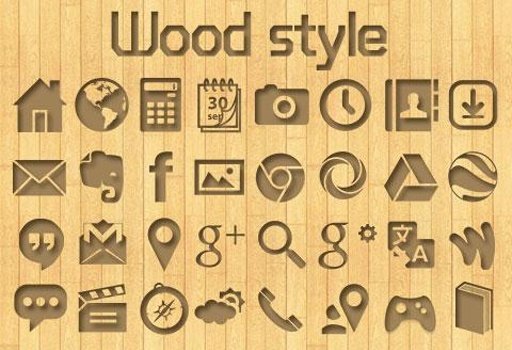 Wood Style Theme &amp; Wallpapers截图3