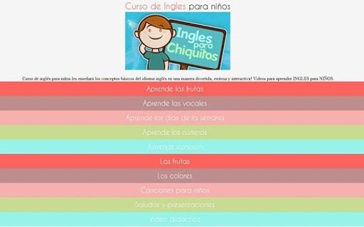 Curso de Ingles para ni&ntilde;os截图1