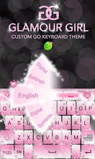 ★Glamour Luxury Theme★Keyboard截图4