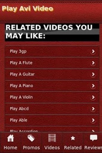 Play Avi Video截图6