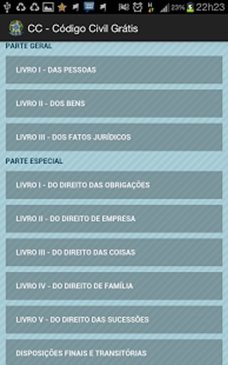 C&Oacute;DIGO CIVIL BRASILEIRO Gr&aacute;tis截图8