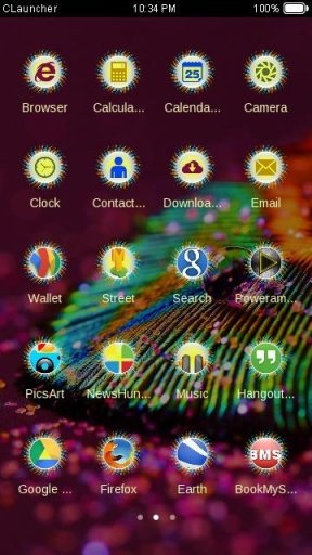 Macro Feather C Launcher Theme截图3