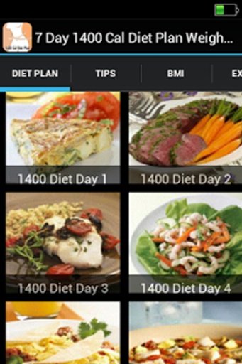 7 Day 1400 Cal Diet Plan Weight Loss截图7