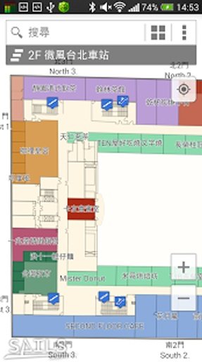 iMap 北车室内导航截图9